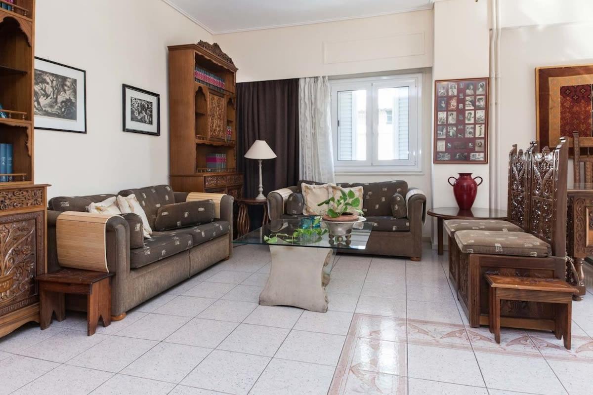 Classical Beauty 3Bd Apt In Peacefull Nea Filothei Atenas Exterior foto